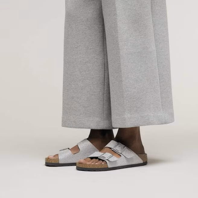 BIRKENSTOCK - ARIZONA SHINY 1030101 - SILVER