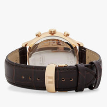 Load image into Gallery viewer, Tissot T Classic Tradition Chronograph White Dial Brown Leather Strap Watch For Men - T063.617.36.037.00