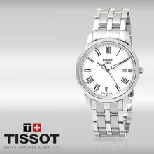 Load image into Gallery viewer, Tissot T Classic Dream White Dial Silver Steel Strap Watch for Men - T033.410.11.013.01