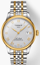 Load image into Gallery viewer, Tissot T Classic Le Locle Powermatic 80 Silver Dial Two Tone Steel Strap Watch For Men - T0064072203301