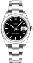 Load image into Gallery viewer, Rolex Oyster Perpetual Date 34 Black Dial Watch 115200