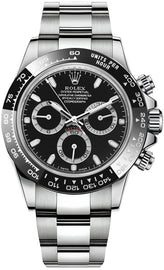 Rolex Cosmograph Daytona Men's Black Dial Oystersteel Watch 116500LN-0002