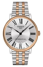 Load image into Gallery viewer, Tissot Carson Premium Powermatic 80 Silver Dial Two Tone Steel Strap Watch For Men - T122.407.22.033.00