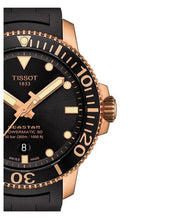Load image into Gallery viewer, Tissot Seastar 1000 Powermatic 80 Black Dial Black Rubber Strap Watch for Men - T120.407.37.051.01