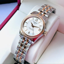 Load image into Gallery viewer, Tissot Ballade Powermatic 80 Mother of Pearl Silver Dial Two Tone Steel Strap Watch For Women - T108.208.22.117.00