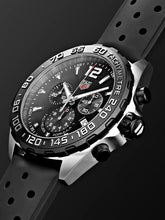 Load image into Gallery viewer, Tag Heuer Formula 1 Black Dial Black Leather Strap Watch for Men - CAZ1010.FT8024