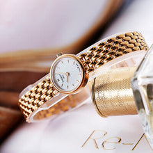 Load image into Gallery viewer, Tissot Lovely Mother of Pearl Dial Rose Gold Steel Strap Watch for Women - T140.009.33.111.00