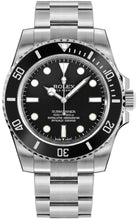 Load image into Gallery viewer, Rolex Submariner Black Dial Stainless Steel Men's Watch 124060-0001