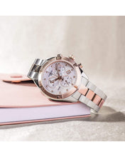 Load image into Gallery viewer, Tissot PR 100 Sport Chic Chronograph Diamonds Mother of Pearl Dial Two Tone Steel Strap Watch for Women - T101.917.22.116.00