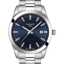 Load image into Gallery viewer, Tissot Gentleman Blue Dial Silver Steel Strap Watch For Men - T127.410.11.041.00