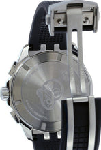 Load image into Gallery viewer, Tag Heuer Aquaracer Chronograph Black Dial Black Rubber Strap Watch for Men - CAY1110.FT6041