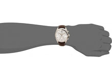 Load image into Gallery viewer, Tissot PR 100 Chronograph Silver Dial Brown Leather Strap Watch for Men - T101.417.16.031.00