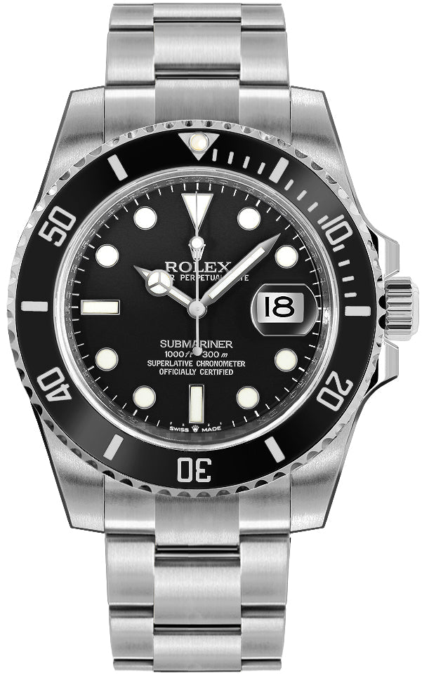 Rolex Submariner Date Black Dial Men's Diving Watch 126610LN-0001