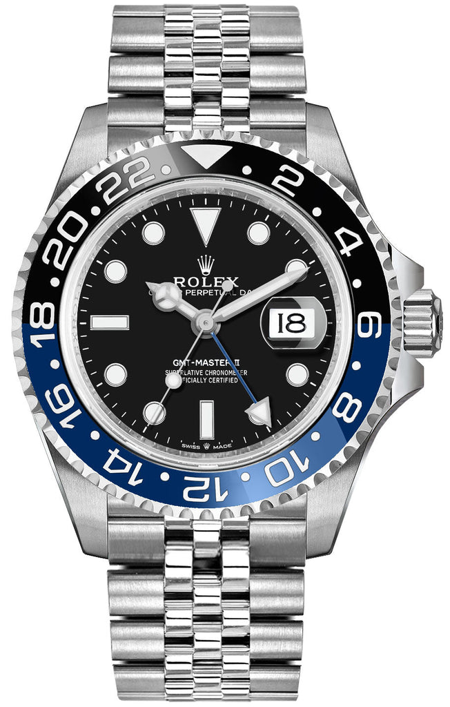 Rolex GMT-Master II Batgirl Oystersteel Men's Watch 126710BLNR-0002
