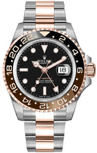 Load image into Gallery viewer, Rolex GMT-Master II Root Beer Rose Gold &amp; Steel Men's Watch 126711CHNR-0002