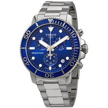 Load image into Gallery viewer, Tissot Seastar 1000 Chronograph Blue Dial Silver Steel Strap Watch For Men - T120.417.11.041.00