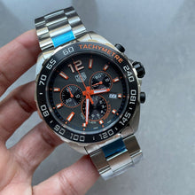 Load image into Gallery viewer, Tag Heuer Formula 1 Chronograph Ceramic Black Dial Silver Steel Strap Watch for Men - CAZ101AH.BA0842