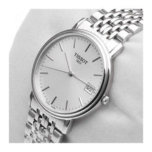 Load image into Gallery viewer, Tissot T Classic Desire White Dial Silver Steel Strap Watch for Women - T52.1.281.31