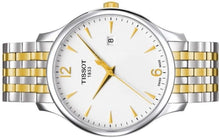 Load image into Gallery viewer, Tissot T Classic Tradition White Dial Two Tone Mesh Bracelet Watch for Women - T063.210.22.037.00