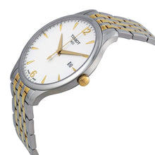 Load image into Gallery viewer, Tissot T Classic Tradition White Dial Two Tone Mesh Bracelet Watch for Women - T063.210.22.037.00