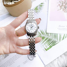 Load image into Gallery viewer, Tissot Ballade Powermatic 80 Automatic Mother of Pearl Dial Silver Steel Strap Watch For Women - T108.208.11.117.00