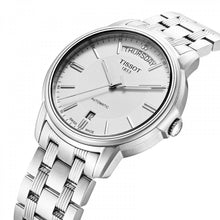 Load image into Gallery viewer, Tissot T Classic Automatic III Day Date White Dial Silver Steel Strap Watch for Men - T065.930.11.031.00