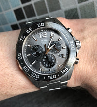 Load image into Gallery viewer, Tag Heuer Formula 1 Anthracite Dial Silver Steel Strap Watch for Men - CAZ1011.BA0842