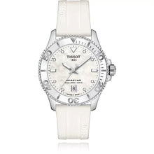 Load image into Gallery viewer, Tissot Seastar 1000 Mother of Pearl White Dial White Rubber Strap Watch for Women - T120.210.17.116.00