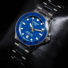 Load image into Gallery viewer, Tissot Seastar 1000 Lady Blue Dial Silver Steel Strap Watch For Women - T120.210.11.041.00