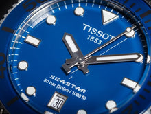 Load image into Gallery viewer, Tissot Seastar 1000 Lady Blue Dial Silver Steel Strap Watch For Women - T120.210.11.041.00