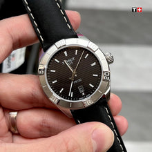 Load image into Gallery viewer, Tissot PR 100 Sport Quartz Black Dial Black Leather Strap Watch For Men - T101.610.16.051.00