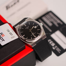 Load image into Gallery viewer, Tissot PRX Powermatic 80 Black Dial Black Rubber Strap Watch for Men - T137.407.17.051.00
