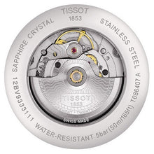 Load image into Gallery viewer, Tissot Luxury Powermatic 80 Black Dial Silver Steel Strap Watch for Men - T086.407.11.201.02
