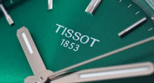 Load image into Gallery viewer, Tissot PRX Green Dial Silver Steel Strap Watch for Women - T137.210.11.081.00