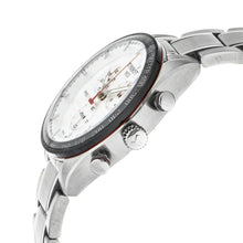 Load image into Gallery viewer, Tissot T Sport PRS 516 Chronograph White Dial Silver Steel Strap Watch For Men - T100.417.11.031.00