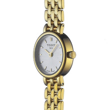 Load image into Gallery viewer, Tissot T Lady Lovely Silver Dial Gold Steel Strap Watch For Women - T058.009.33.031.00