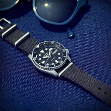 Load image into Gallery viewer, Seiko 5 Sports SKX Automatic Black Dial Black NATO Strap Watch For Men - SRPD55K3