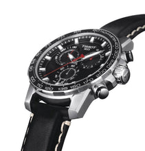 Load image into Gallery viewer, Tissot Supersport Chrono Black Dial Black Leather Strap Watch for Men - T125.617.16.051.00