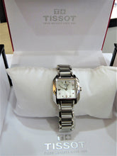 Load image into Gallery viewer, Tissot T Wave Diamonds Mother of Pearl Dial Silver Steel Strap Watch for Women - T02.1.285.74