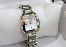 Load image into Gallery viewer, Tissot T Wave Diamonds Mother of Pearl Dial Silver Steel Strap Watch for Women - T02.1.285.74