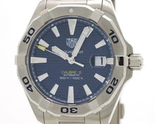Load image into Gallery viewer, Tag Heuer Aquaracer Automatic Blue Dial Silver Steel Strap Watch for Men - WBD2112.BA0928