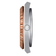 Load image into Gallery viewer, Tissot PRX Powermatic 80 Automatic 18K Gold Blue Dial Silver Steel Strap Watch for Men - T931.407.41.041.00