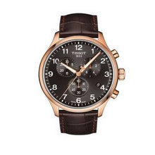 Load image into Gallery viewer, Tissot T Sport Chrono XL Classic Brown Dial Brown Leather Strap Watch For Men - T116.617.36.057.01