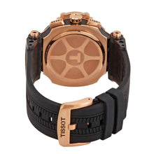 Load image into Gallery viewer, Tissot T Race Chronograph Black Dial Black Silicone Strap Watch For Men - T115.417.37.051.00