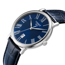 Load image into Gallery viewer, Tissot Carson Premium Blue Dial Blue Leather Strap Watch For Men - T122.410.16.043.00