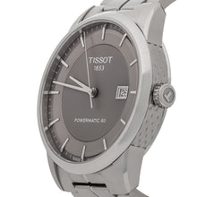 Load image into Gallery viewer, Tissot Luxury Powermatic 80 Grey Dial Silver Steel Strap Watch for Men - T086.407.11.061.00