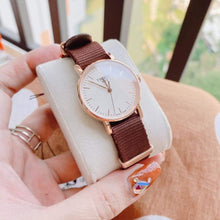Load image into Gallery viewer, Tissot Everytime Desire White Dial Maroon NATO Strap Watch for Women - T109.210.37.031.00