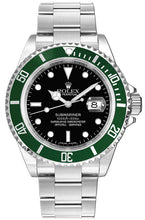 Load image into Gallery viewer, Rolex Submariner Date Green Aluminum Bezel Men's Luxury Watch 16610LV