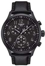 Load image into Gallery viewer, Tissot Chrono XL Vintage Black Dial Black Leather Strap Watch For Men - T116.617.36.052.00