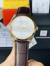 Load image into Gallery viewer, Tissot T Classic PR 100 Quartz White Dial Brown Leather Strap Watch for Men - T101.410.26.031.00